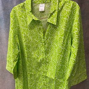 Never worn - Bright 3/4 sleeve blouse